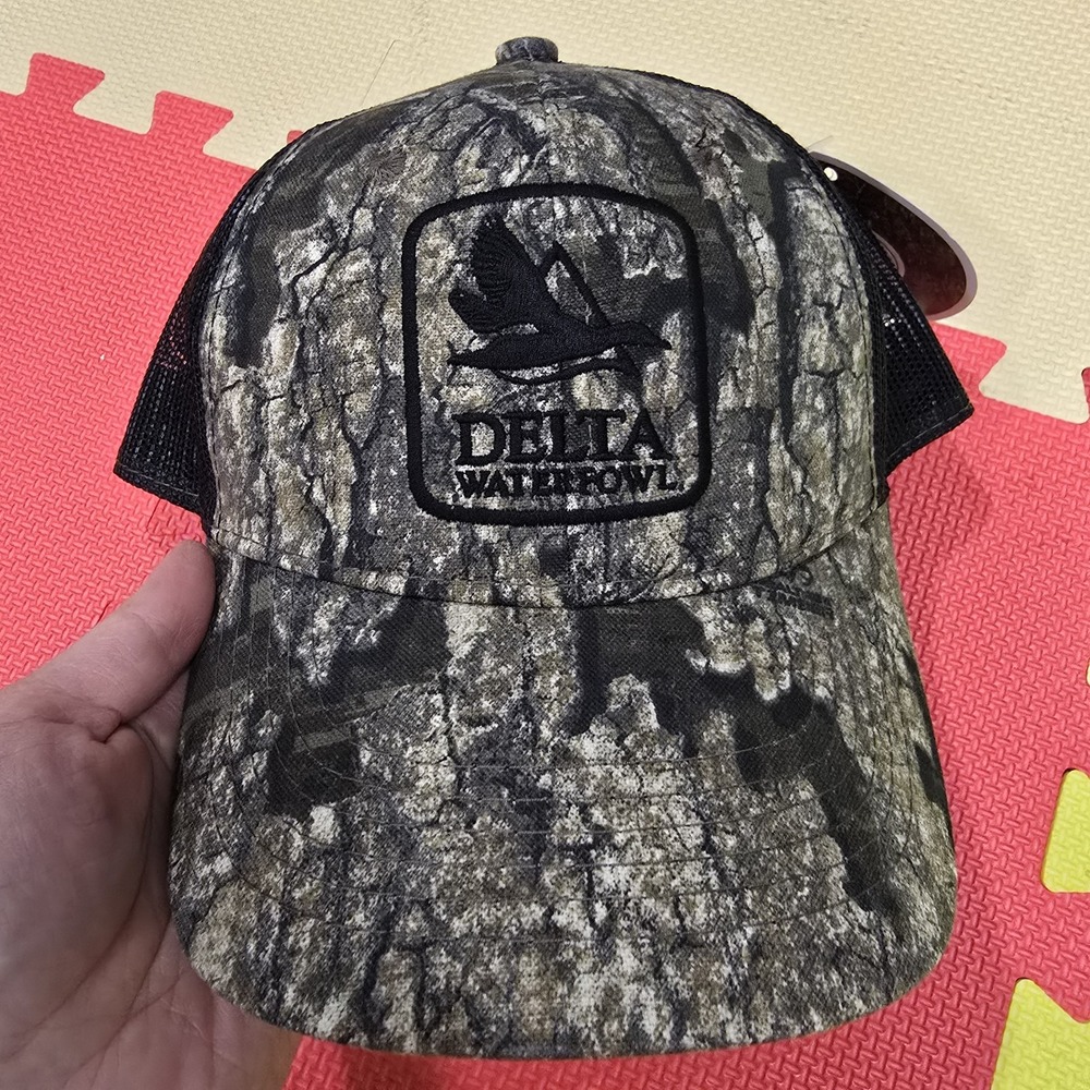 Delta‎ Waterfowl Hat Realtree Timber Camo Trucker Cap Outdoor Cap Snapback NEW